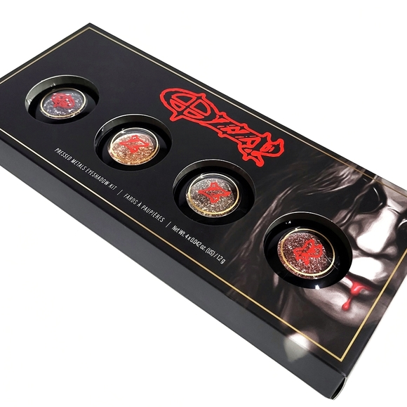 Rock & Roll Beauty Ozzy Osbourne Metal Flake Eyeshadow Kit of 4 NIB - Picture 7 of 14